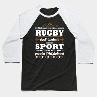 Rugby Team Flag Rugbyspieler Team Spruch Baseball T-Shirt